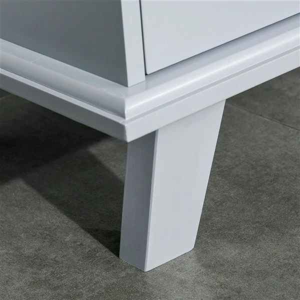 Buffet HomCom en bois composite gris de 30,91 po l. 5 Buffet HomCom en bois composite gris de 30,91 po l. – Image 5