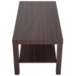 Table basse en composite brun par HomCom à 2 niveaux 8 Table basse en composite brun par HomCom à 2 niveaux -HOMCOM Soldes 2022 330936331 AlternateImage3 l