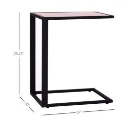 Table pour canapé HomCom rectangulaire en bois, brun -HOMCOM Soldes 2022 330936333 AlternateImage2 l