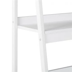 Bibliothèque de style échelle en métal blanc par HomCom à 4 tablettes, ensemble de 2 -HOMCOM Soldes 2022 330936350 AlternateImage4 l