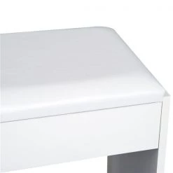 Coiffeuse de 31,5 po par HomCom avec tabouret, blanc 7 Coiffeuse de 31,5 po par HomCom avec tabouret, blanc -HOMCOM Soldes 2022 330936365 AlternateImage3 l