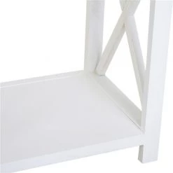 Table pour canapé HomCom rectangulaire en bois, blanc 8 Table pour canapé HomCom rectangulaire en bois, blanc -HOMCOM Soldes 2022 330936368 AlternateImage3 l