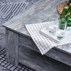 Table basse en composite gris par HomCom à 2 niveaux -HOMCOM Soldes 2022 330936380 AlternateImage3 l