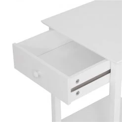 Table pour canapé HomCom carrée en bois blanc -HOMCOM Soldes 2022 330936382 AlternateImage4 l