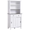 Meuble de rangement autoportant HomCom pour la cuisine en bois composite de 29,92 po l.