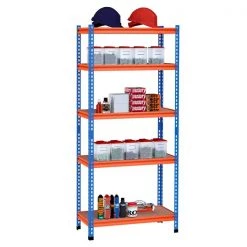 Étagère de rangement robuste à 5 niveaux Homcom de 71 3/4 po x 31 1/2 po avec tablettes réglables -HOMCOM Soldes 2022 330936403 AlternateImage2 l