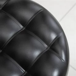 Tabouret moderne à roulettes HomCom en similicuir noir -HOMCOM Soldes 2022 330936410 AlternateImage3 l