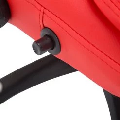 Chaise de bureau ergonomique contemporaine HomCom rouge pivotante à hauteur réglable avec fonction de massage -HOMCOM Soldes 2022 330936418 AlternateImage3 l