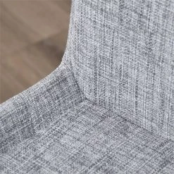 Chaise d'appoint en polyester gris par HomCom contemporaine et rembourrée avec cadre en métal, ensemble de 2 9 Chaise d'appoint en polyester gris par HomCom contemporaine et rembourrée avec cadre en métal, ensemble de 2 -HOMCOM Soldes 2022 330936433 AlternateImage4 l