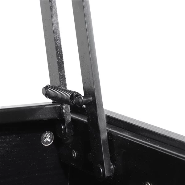 Table basse en composite noir par HomCom avec plateau relevable 5 Table basse en composite noir par HomCom avec plateau relevable – Image 5