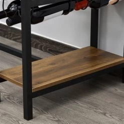 Ensemble de salle à manger noir et bois brun par HomCom avec table rectangulaire -HOMCOM Soldes 2022 330936459 AlternateImage4 l