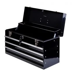 Coffre à outils en acier à 3 tiroirs par HomCom de 21 po l. x 11 po h. 9 Coffre à outils en acier à 3 tiroirs par HomCom de 21 po l. x 11 po h. -HOMCOM Soldes 2022 330936473 AlternateImage4 l