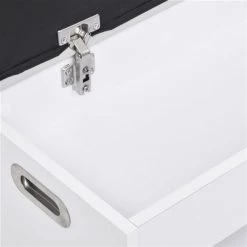 Banc de rangement moderne pour chaussures HomCom gris et blanc -HOMCOM Soldes 2022 330936483 AlternateImage3 l