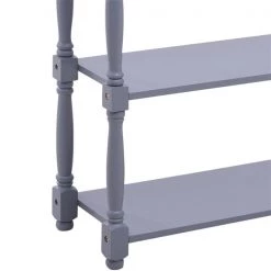 Table console moderne par HomCom en bois gris -HOMCOM Soldes 2022 330936484 AlternateImage3 l