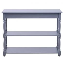 Table console moderne par HomCom en bois gris -HOMCOM Soldes 2022 330936484 AlternateImage4 l