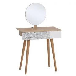 Coiffeuse de 27,5 po par HomCom, chêne