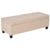 Banc de rangement moderne HomCom beige