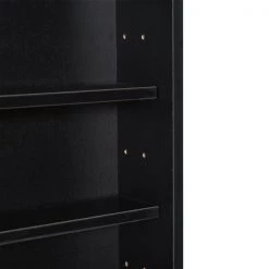 Armoire vitrée à 10 compartiments par HomCom à installation murale avec portes en verre, noir -HOMCOM Soldes 2022 330936505 AlternateImage2 l