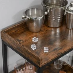 Porte-bouteilles de vin HomCom de 9 bouteilles en composite brun 9 Porte-bouteilles de vin HomCom de 9 bouteilles en composite brun -HOMCOM Soldes 2022 330936508 AlternateImage4 l