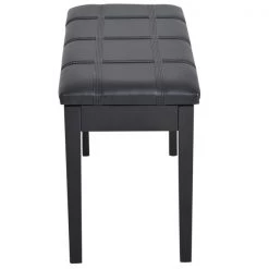 Banc de piano moderne HomCom noir pour 2 personnes avec rangement -HOMCOM Soldes 2022 330936527 AlternateImage3 l
