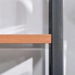 Bibliothèque de style échelle en métal et en bois antique par HomCom à 4 tablettes 9 Bibliothèque de style échelle en métal et en bois antique par HomCom à 4 tablettes -HOMCOM Soldes 2022 330936529 AlternateImage4 l