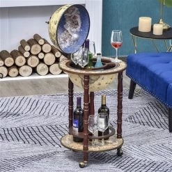 Armoire à vin HomCom de 8 bouteilles en composite beige -HOMCOM Soldes 2022 330936534 AlternateImage4 l