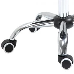 Tabouret à roulettes moderne noir HomCom en similicuir -HOMCOM Soldes 2022 330936538 AlternateImage4 l