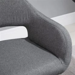 Tabouret de bar rembourré gris foncé Homcom en lin avec repose-pieds 9 Tabouret de bar rembourré gris foncé Homcom en lin avec repose-pieds -HOMCOM Soldes 2022 330936544 AlternateImage4 l