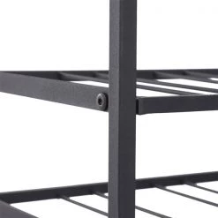 Porte-bouteilles de vin HomCom de 54 bouteilles en métal noir -HOMCOM Soldes 2022 330936557 AlternateImage4 l