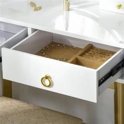 Coiffeuse de 31,5 po par HomCom, blanc -HOMCOM Soldes 2022 330936571 AlternateImage3 l