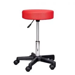 Tabouret à roulettes moderne HomCom avec housses de siège noir, rouge et blanc 8 Tabouret à roulettes moderne HomCom avec housses de siège noir, rouge et blanc -HOMCOM Soldes 2022 330936601 AlternateImage3 l
