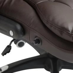 Chaise de bureau ergonomique contemporaine HomCom brune pivotante à hauteur réglable avec fonction de massage -HOMCOM Soldes 2022 330936611 AlternateImage4 l