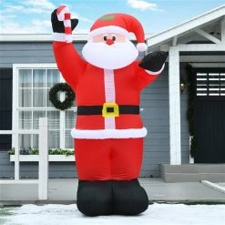 Père Noël gonflable avec DEL par HomCom de 94,5 po 6 Père Noël gonflable avec DEL par HomCom de 94,5 po -HOMCOM Soldes 2022 330936616 AlternateImage3 l