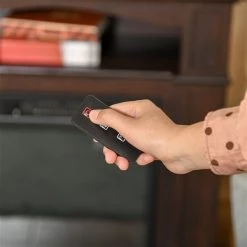 Foyer électrique HomCom de 31,75 po l. brun à DEL -HOMCOM Soldes 2022 330948330 AlternateImage3 l