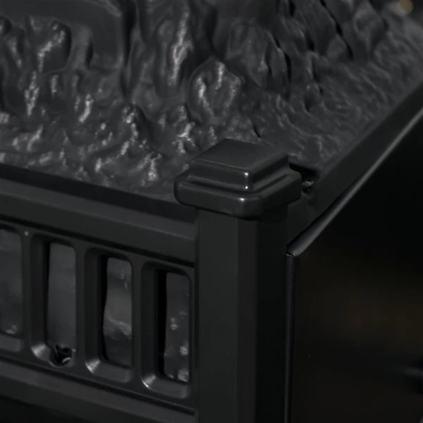 Foyer électrique HomCom noir de 23 po l. à DEL 5 Foyer électrique HomCom noir de 23 po l. à DEL – Image 5