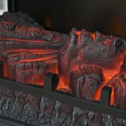 Foyer électrique HomCom noir de 25 po l. à DEL -HOMCOM Soldes 2022 330948348 AlternateImage4 l