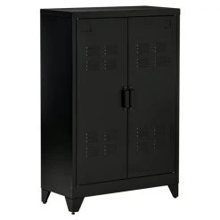 Armoire de rangement utilitaire autoportante HomCom en acier de 29,5 po