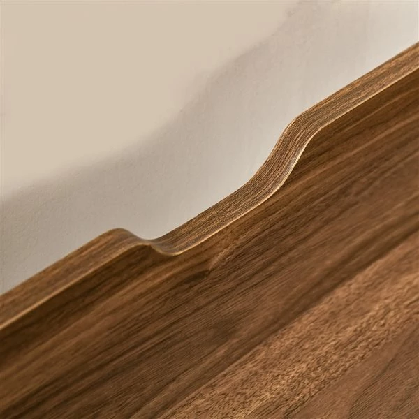 Poste de travail pour ordinateur Homcom compacte de 47,25 po moderne, noir/noyer 5 Poste de travail pour ordinateur Homcom compacte de 47,25 po moderne, noir/noyer – Image 5