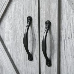 Buffet avec portes de grange Homcom campagnard en MDF, gris 9 Buffet avec portes de grange Homcom campagnard en MDF, gris -HOMCOM Soldes 2022 330948385 AlternateImage4 l