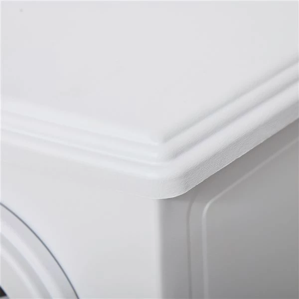 Foyer électrique HomCom blanc de 20 po l. à DEL 5 Foyer électrique HomCom blanc de 20 po l. à DEL – Image 5