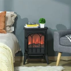 Foyer électrique autoportant HomCom noir de 15,25 po l. à DEL -HOMCOM Soldes 2022 330948422 AlternateImage3 l