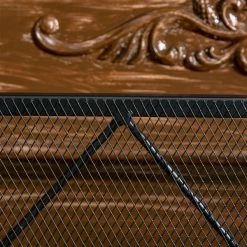 Pare-étincelles plat HomCom en acier noir de 41,25 po -HOMCOM Soldes 2022 330948426 AlternateImage4 l