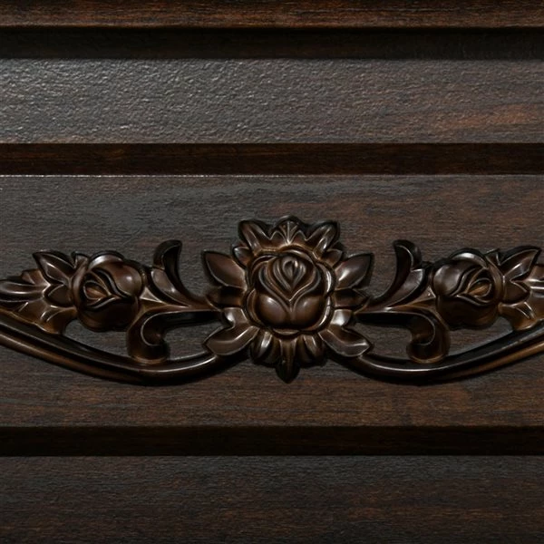 Foyer électrique HomCom brun de 31,75 po l. à DEL 4 Foyer électrique HomCom brun de 31,75 po l. à DEL – Image 4