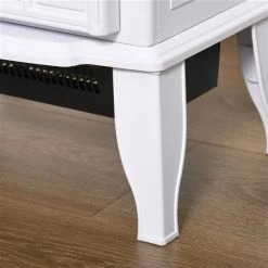 Foyer électrique autoportant HomCom blanc de 15,25 po l. à DEL 9 Foyer électrique autoportant HomCom blanc de 15,25 po l. à DEL -HOMCOM Soldes 2022 330948444 AlternateImage4 l