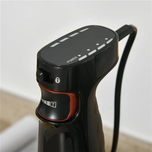 Mélangeur 4-en-1 Homcom de 400 W avec contrôle de l'impulsion et vitesse ajustable, noir et argent, ens. de 6 5 Mélangeur 4-en-1 Homcom de 400 W avec contrôle de l'impulsion et vitesse ajustable, noir et argent, ens. de 6 – Image 5