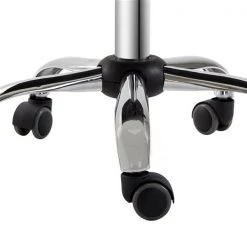 HOMCOM Chaise à roulettes en cuir PU Vinsetto contemporaine ergonomique à hauteur ajustable, blanc -HOMCOM Soldes 2022 330951183 AlternateImage4 l