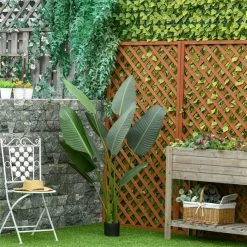 Bananier artificiel HomCom de 63 po en pot, vert 7 Bananier artificiel HomCom de 63 po en pot, vert -HOMCOM Soldes 2022 330951188 AlternateImage3 l