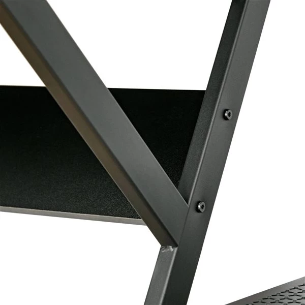 Bureau d'ordinateur HomCom moderne et contemporain noir de 15,75 po 4 Bureau d'ordinateur HomCom moderne et contemporain noir de 15,75 po – Image 4