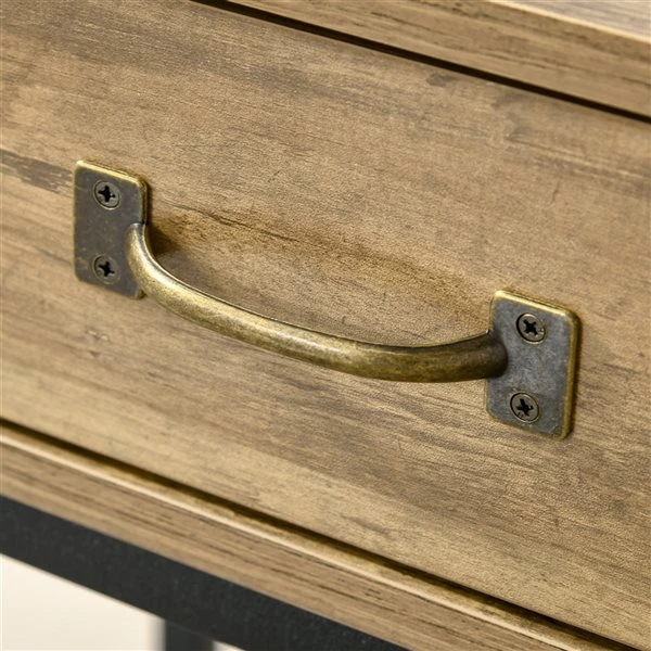 Table console moderne HomCom en panneaux de particules 4 Table console moderne HomCom en panneaux de particules – Image 4