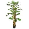 Palmier tropical artificiel HomCom de 72,75 po en pot, vert